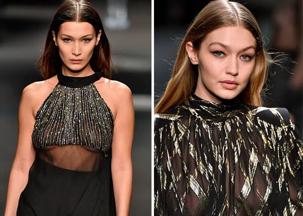 Bakal tren 2018, Gigi dan Bella Hadid pamer gaun ini di MFW 2018