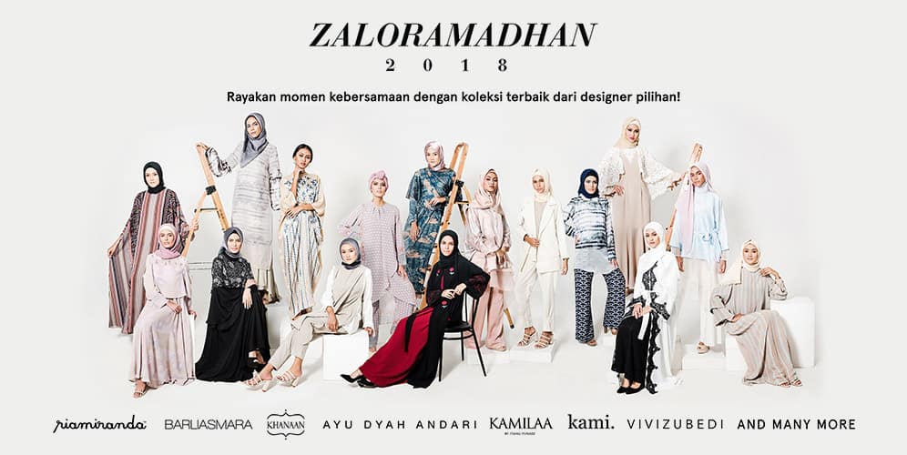 ZALORAMADHAN 2018 Gandeng 8 Desainer Indonesia