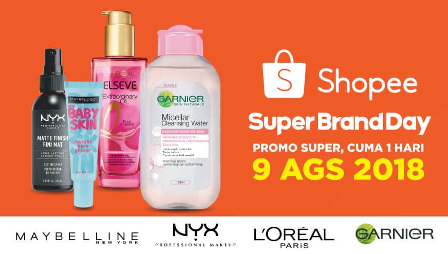 Rayakan Super Brand Day, Shopee kerjasama dengan L'Oréal