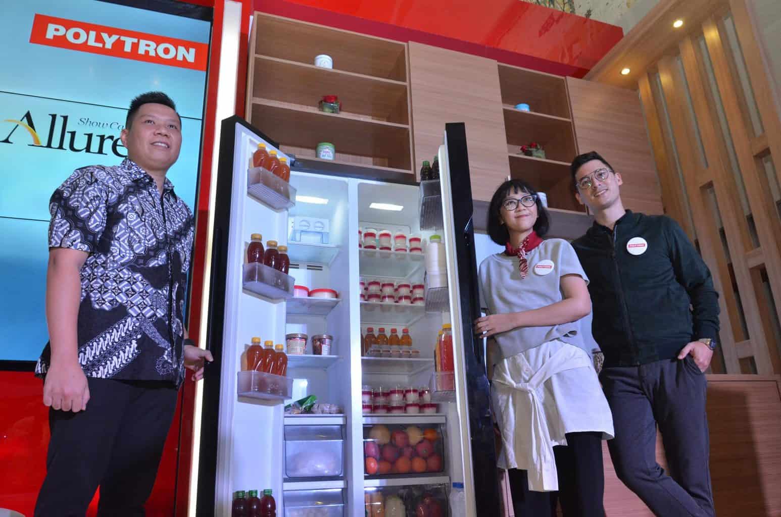 Lemari es Polytron, desain mewah untuk percantik dapur rumah