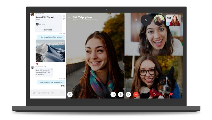 Pembaruan Skype, bisa ganti gambar background saat video call