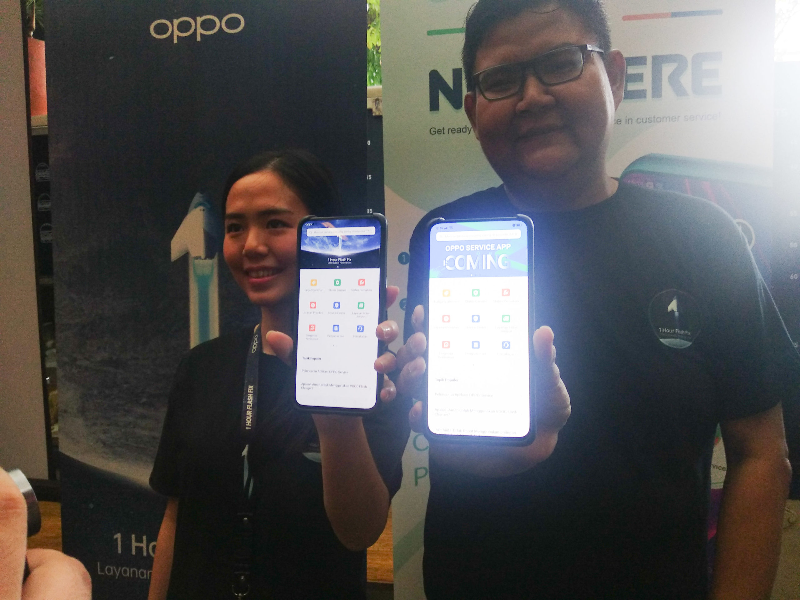 Oppo Kenalkan aplikasi Oppo Service, layanan One Hour Flash Fix