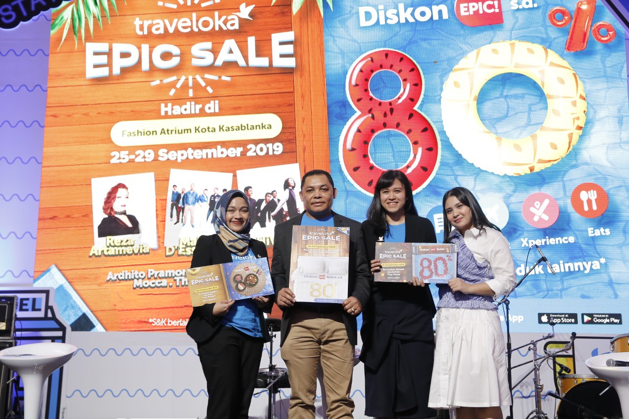 Program Traveloka EPIC SALE, kembali raih kesuksesan di Tahun 2019