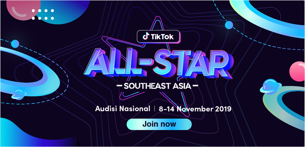 TikTok All-Star Southeast Asia 2019, video kreatifmu bisa jadi viral!