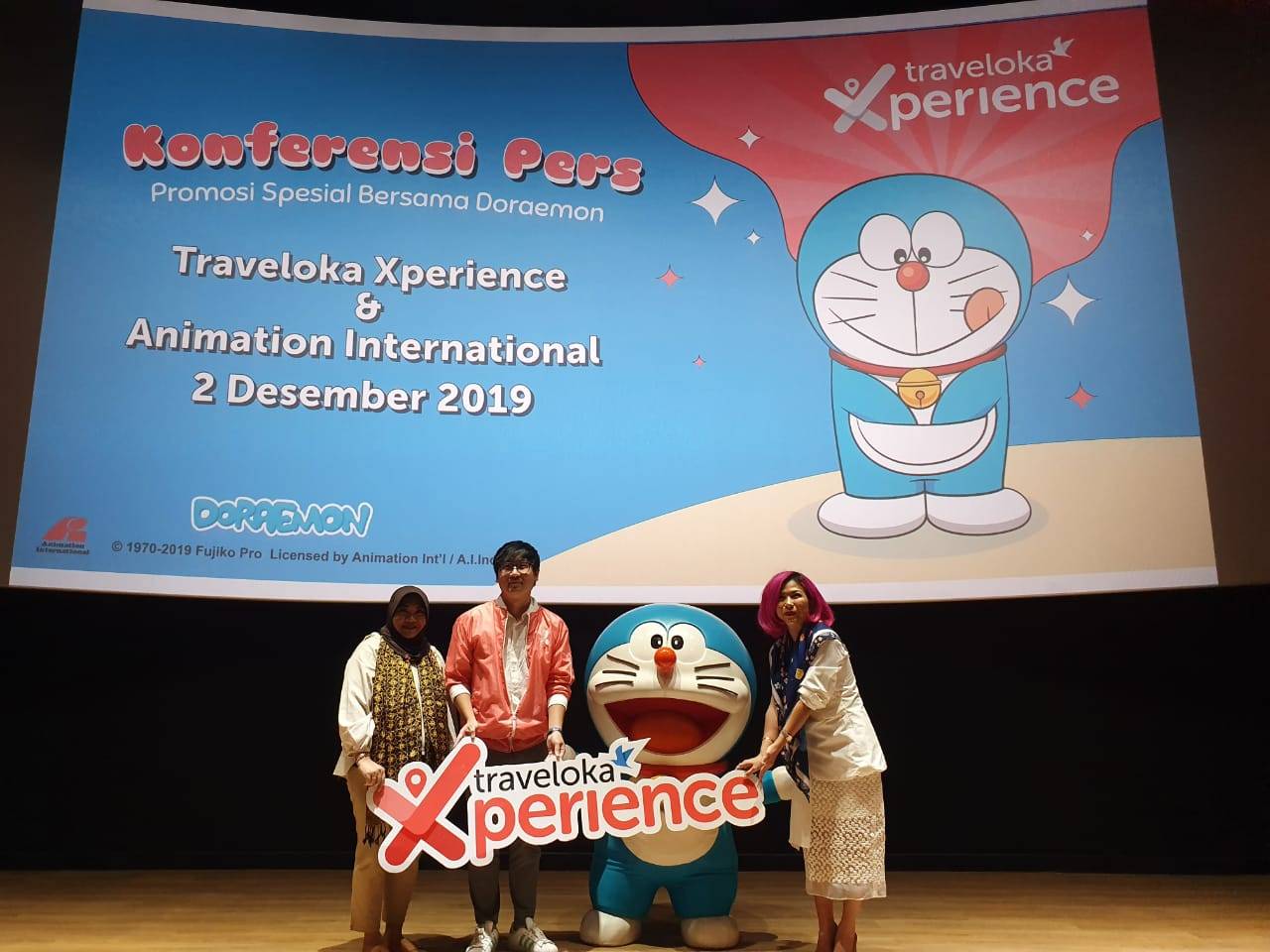 Traveloka hadirkan promosi Traveloka Xperience bertemakan Doraemon