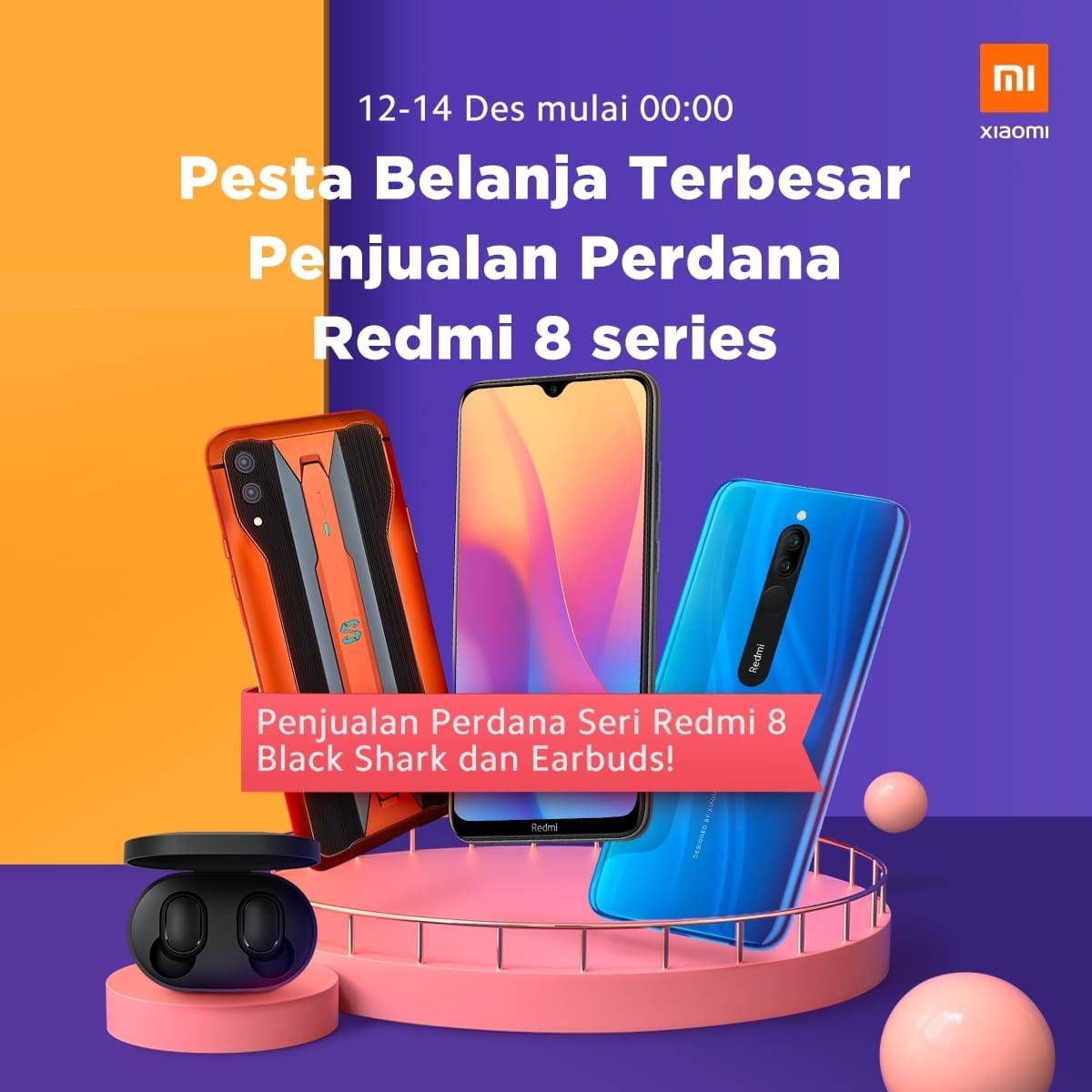 Di 12.12 Sales, Xiaomi gelar first sale Redmi 8 dan flash sale lainnya