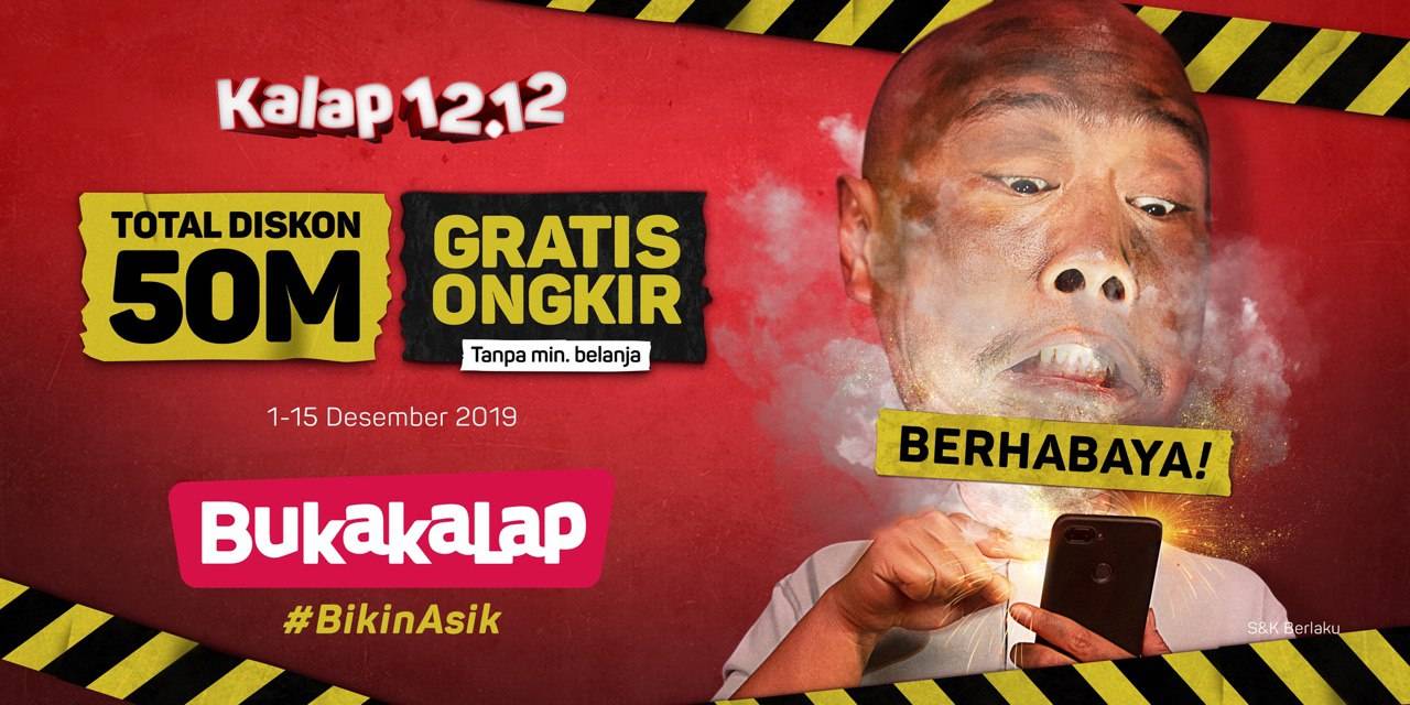 Harbolnasnya Bukalapak, hadirkan diskon 12 ribuan di Kalap 12.12