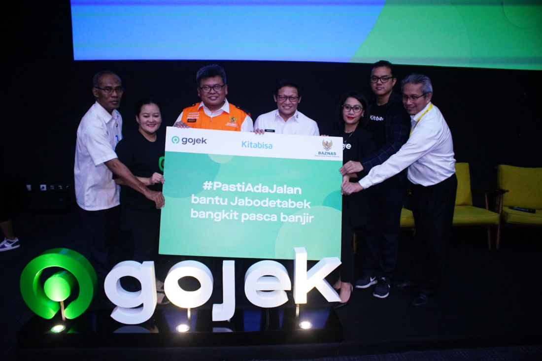 Gojek, Kitabisa dan BAZNAS donasi Rp1 miliar untuk korban banjir