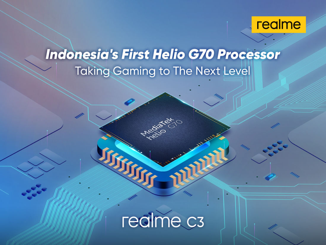 Realme bakal luncurkan C series terbaru dengan MediaTek Helio G70 pertama