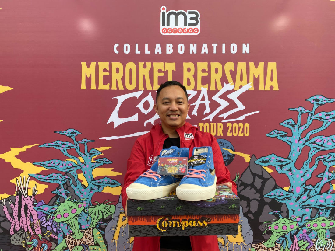 IM3 Ooredoo kembali hadirkan Collabonation, Pamer sepatu edisi Compass