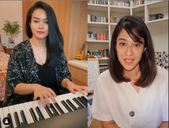 Duet Yura Yunita dan Dian Sastro Live di Twitter, Epik!