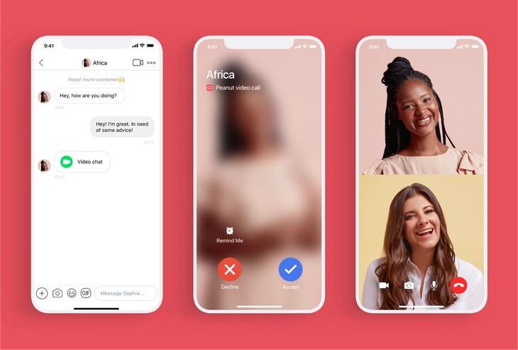 Aplikasi kencan khusus wanita, Peanut kenalkan fitur video call