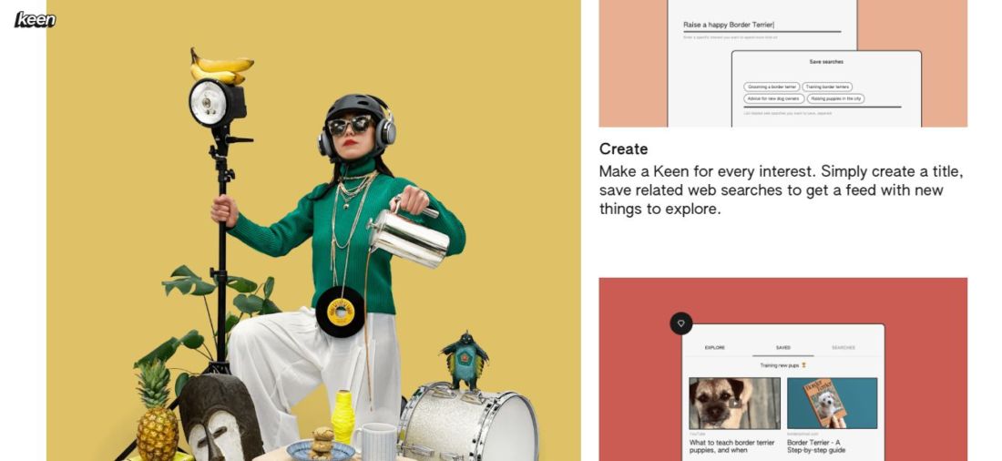 Keen, aplikasi terbaru milik Google saingan Pinterest