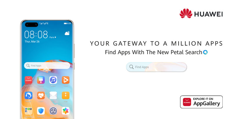 Huawei sediakan alat pencarian Petal Search Widget–Find Apps