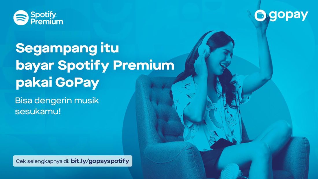 GoPay resmikan pembayaran untuk pengguna Spotify Premium