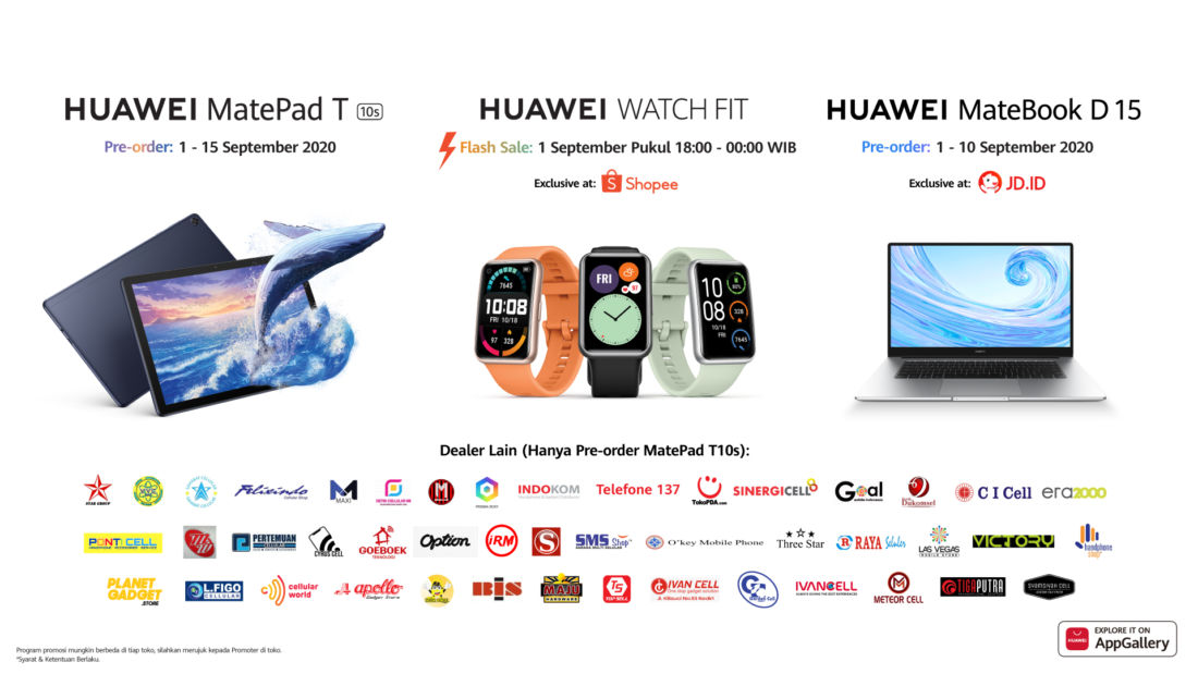 Huawei resmi bawa jajaran perangkat terbarunya ke pasar Indonesia