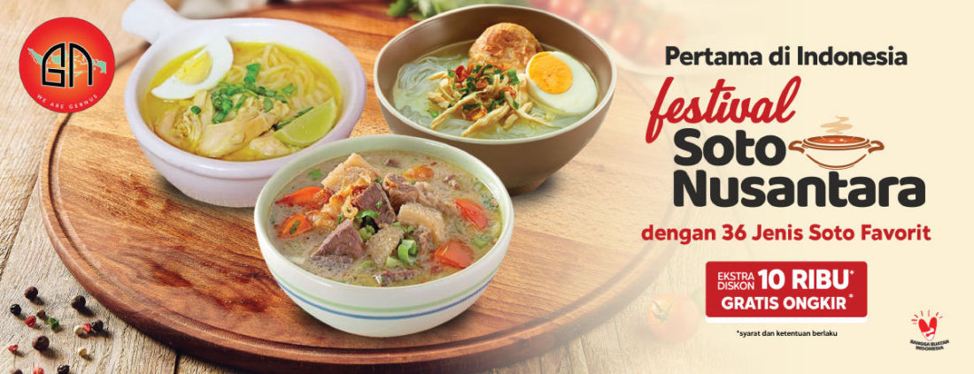 Festival Soto Nusantara online pertama, buat kamu pecinta kuliner!