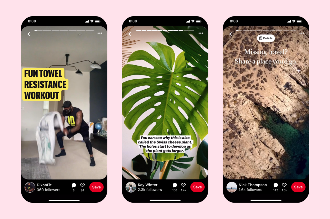 Pinterest hadirkan Story Pins, Fitur Stories versinya sendiri