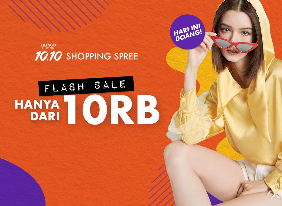 Nikmati promo menarik di Festival Belanja Online 10.10 Zilingo Shopping Spree!