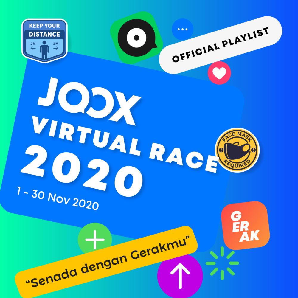 Hidup sehat lewat kompetisi olahraga lari di JOOX Virtual Race