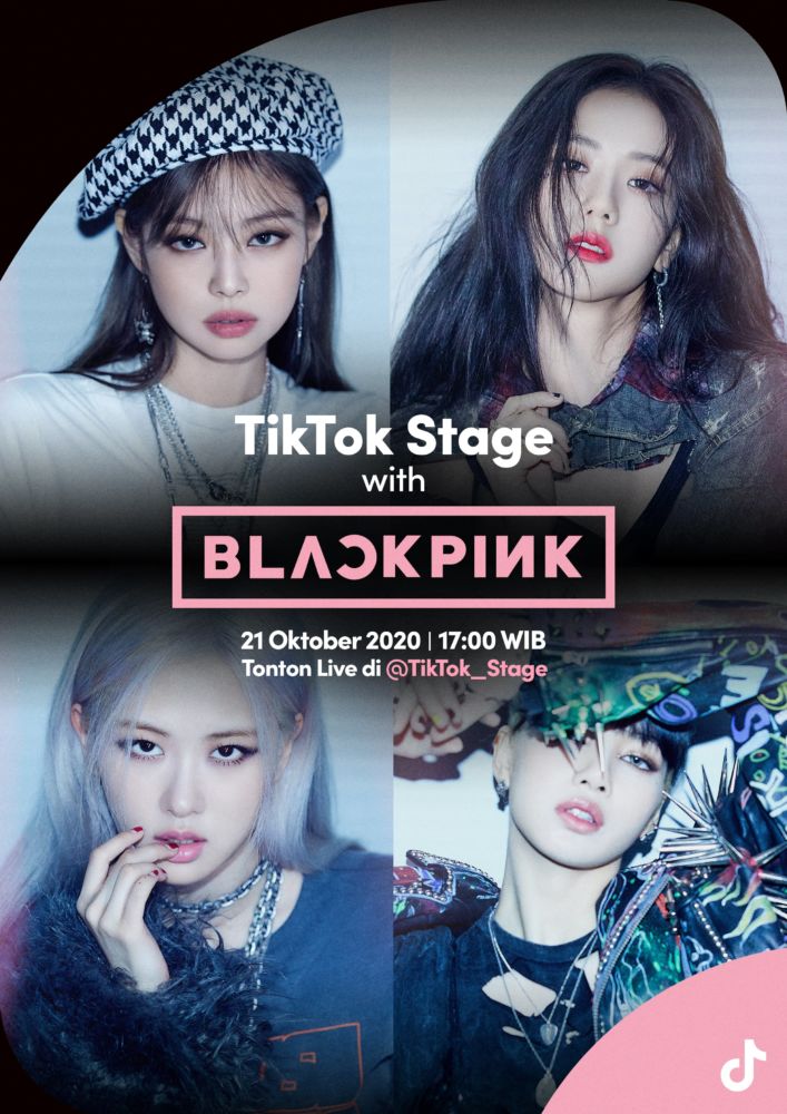 Di acara "TikTok Stage with BLACKPINK", bakal disapa BLACKPINK secara live!