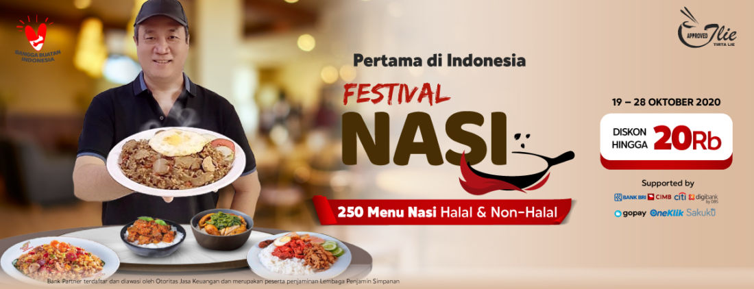 Festival Nasi Online Blibli X Tirta Lie buat kamu pecinta kuliner!