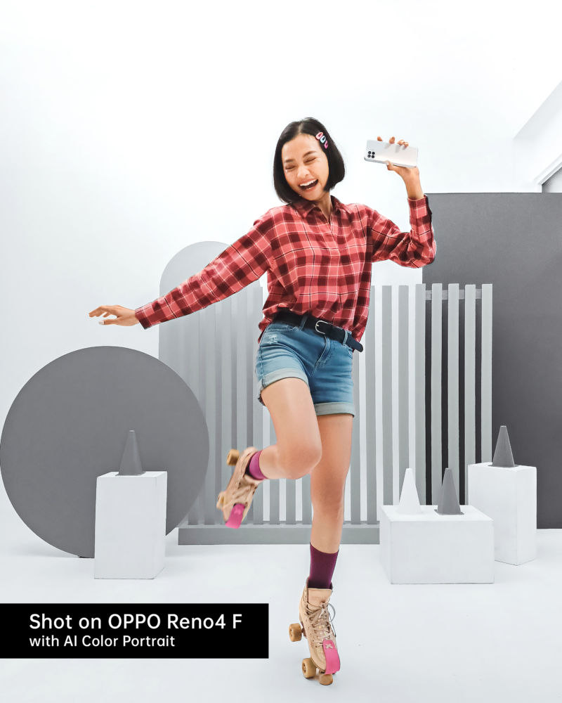 Oppo manfaatkan fitur kamera di Reno4 F untuk digital katalog UNIQLO