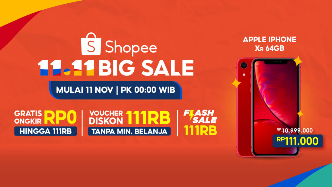 Meriahkan Puncak Kampanye 11.11 Big Sale, Shopee Hadirkan 11 Promo Meriah