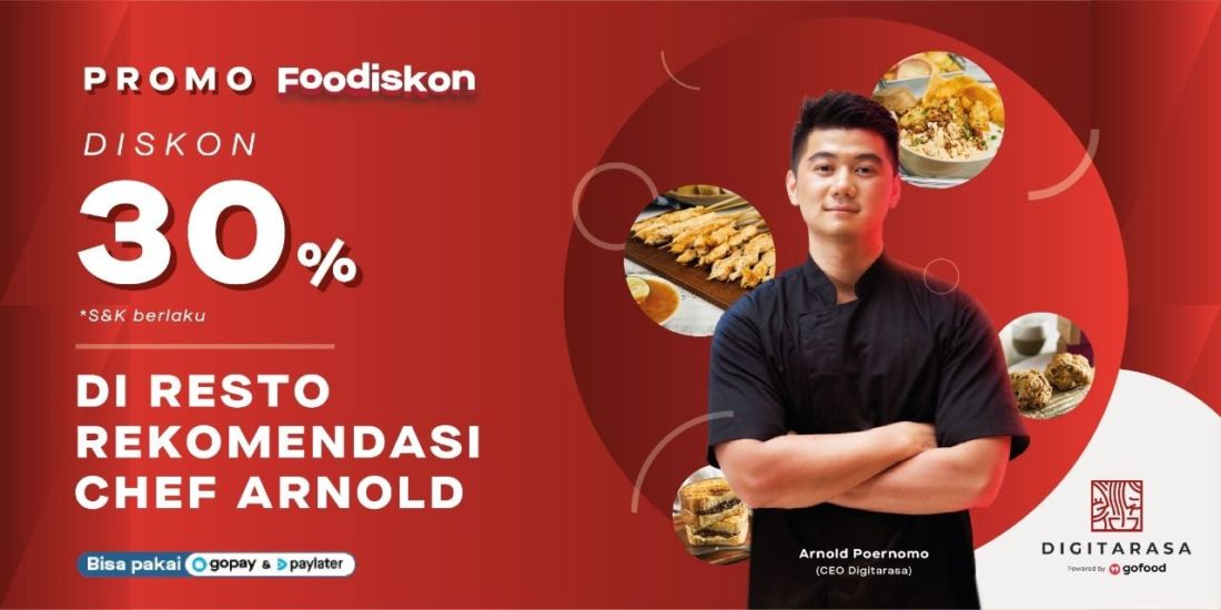 Digitarasa luluskan 15 pengusaha kuliner, ada program Promo Foodiskon di GoFood!