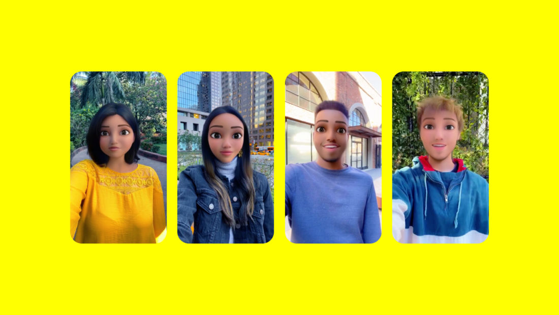 Snapchat Tambah Koleksi Lens kamu dengan Cartoon Lens