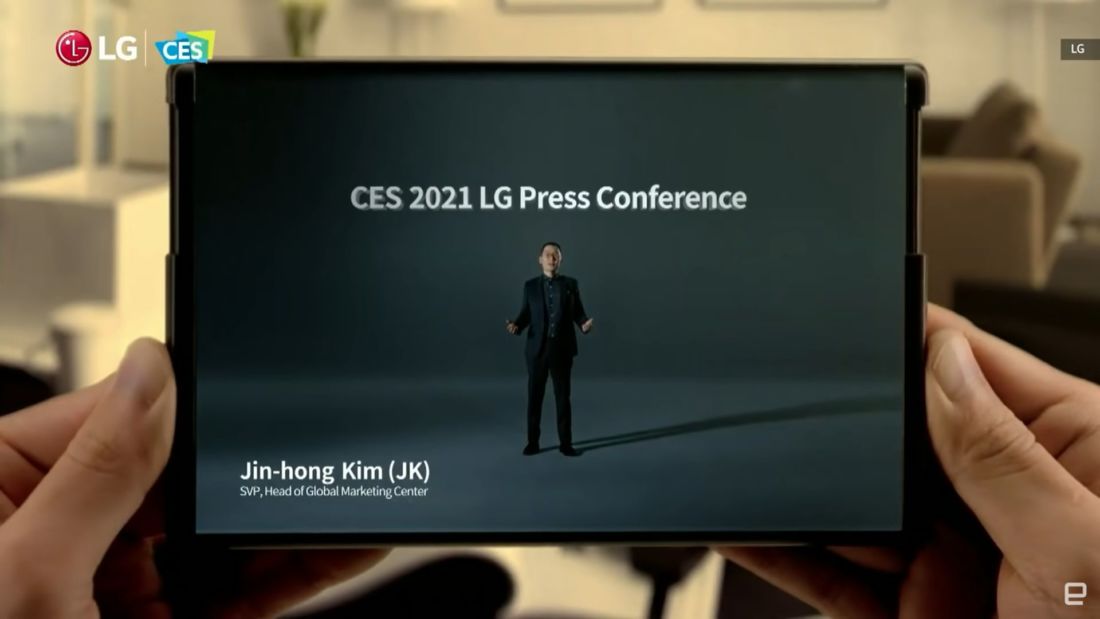 LG Perkenalkan Ponsel Gulung Terbaru