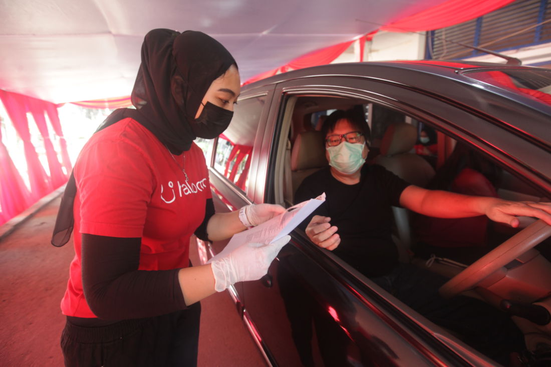 Halodoc dan Gojek resmikan Pos Pelayanan Vaksinasi COVID-19 Drive Thru di Bogor
