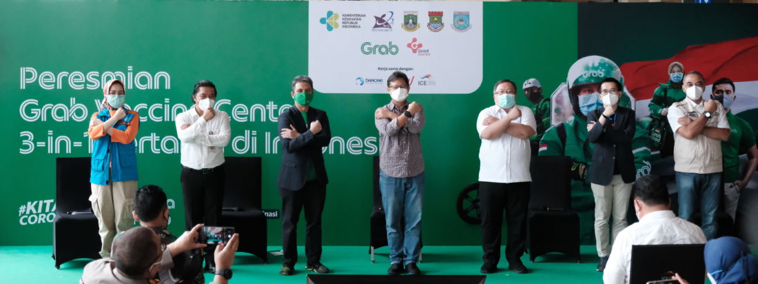 Kolaborasi Kemenkes, Grab dan Good Doctor hadirkan Pusat Vaksin pertama Indonesia di Provinsi Banten