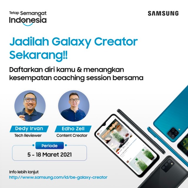Samsung Be A Galaxy Creator, daftarkan diri Kamu dan jadi creator muda!