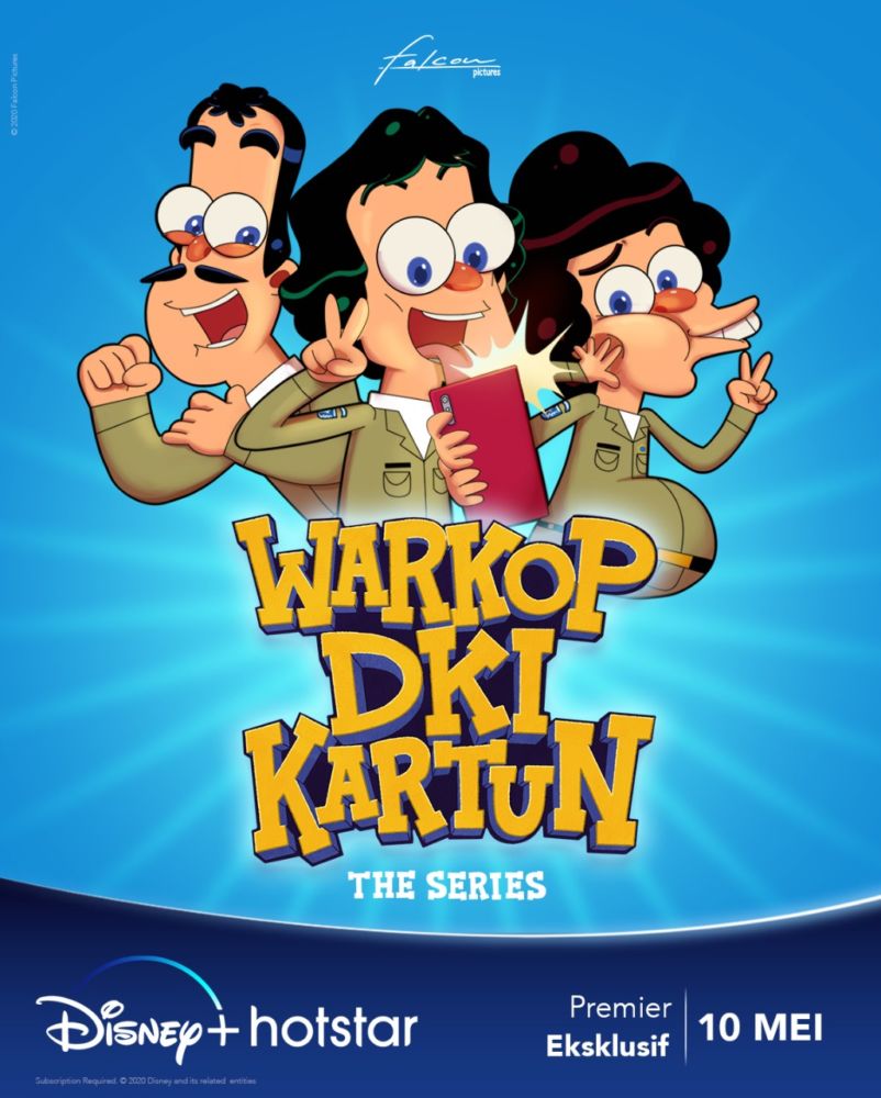 “Warkop DKI Kartun: The Series”, Bakal Tayang Perdana Secara Eksklusif di Disney+ Hotstar