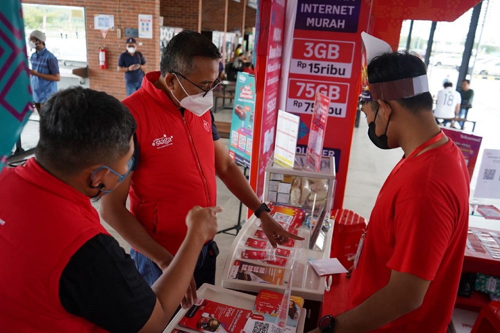 Arus Balik Lebaran 2022, Transaksi MyTelkomsel Melonjak 99 persen