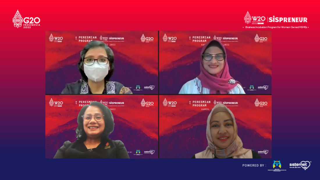 Melalui W20 Sispreneur, UMKM Perempuan Indonesia Siap Go Digital dan Global