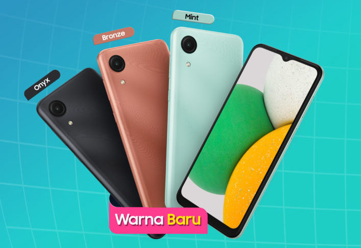 Galaxy A03 Core Bawa Tiga Warna Baru, Harga Sejutaan