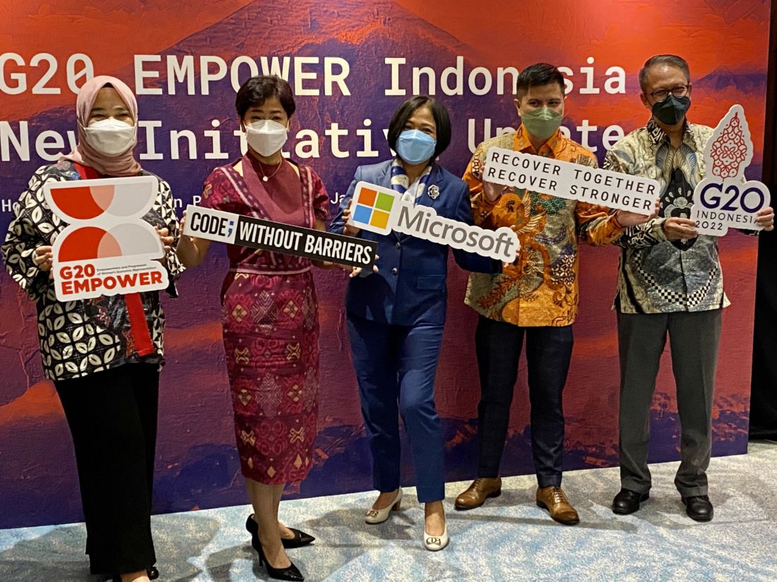 Kolaborasi G20 Empower dan Microsoft Indonesia Tingkatkan Partisipasi Perempuan dalam Pertumbuhan Ekonomi Digital