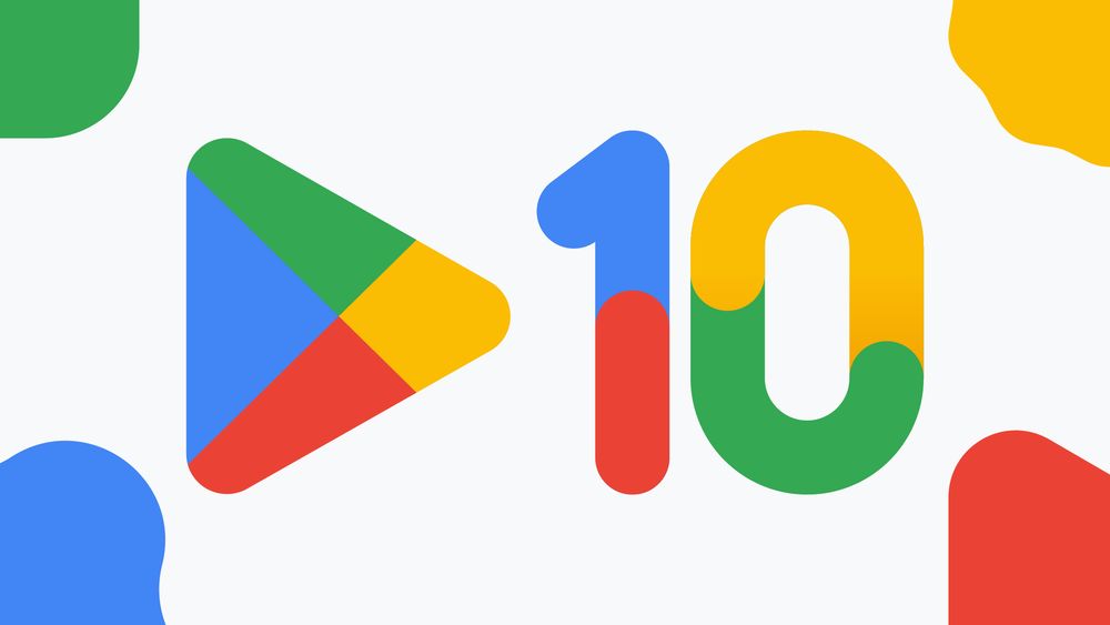 Ulang Tahun Ke-10, Google Play Ganti Logo