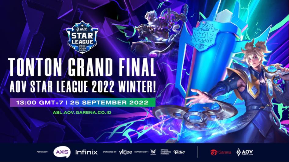 Catat Tanggalnya, Grand Final AOV Star League 2022 Winter Hadir Minggu ini!