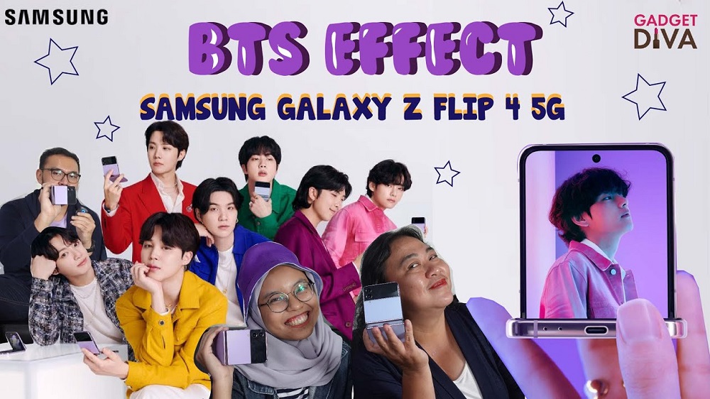 VIDEO: BTS Effect di Samsung Galaxy Z Flip4 5G