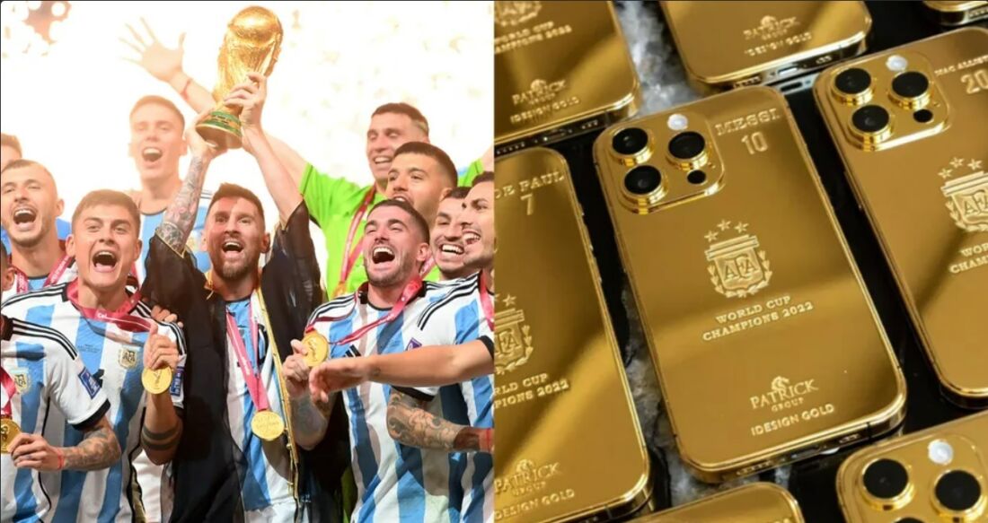 Messi Habiskan Rp3,2 Miliar Beli iPhone Emas untuk Tim Argentina