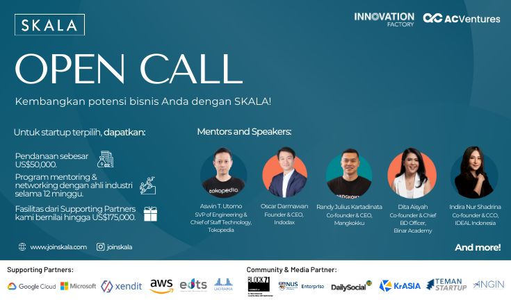 Innovation Factory Hadirkan SKALA Akselerator dan Gandeng AC Ventures