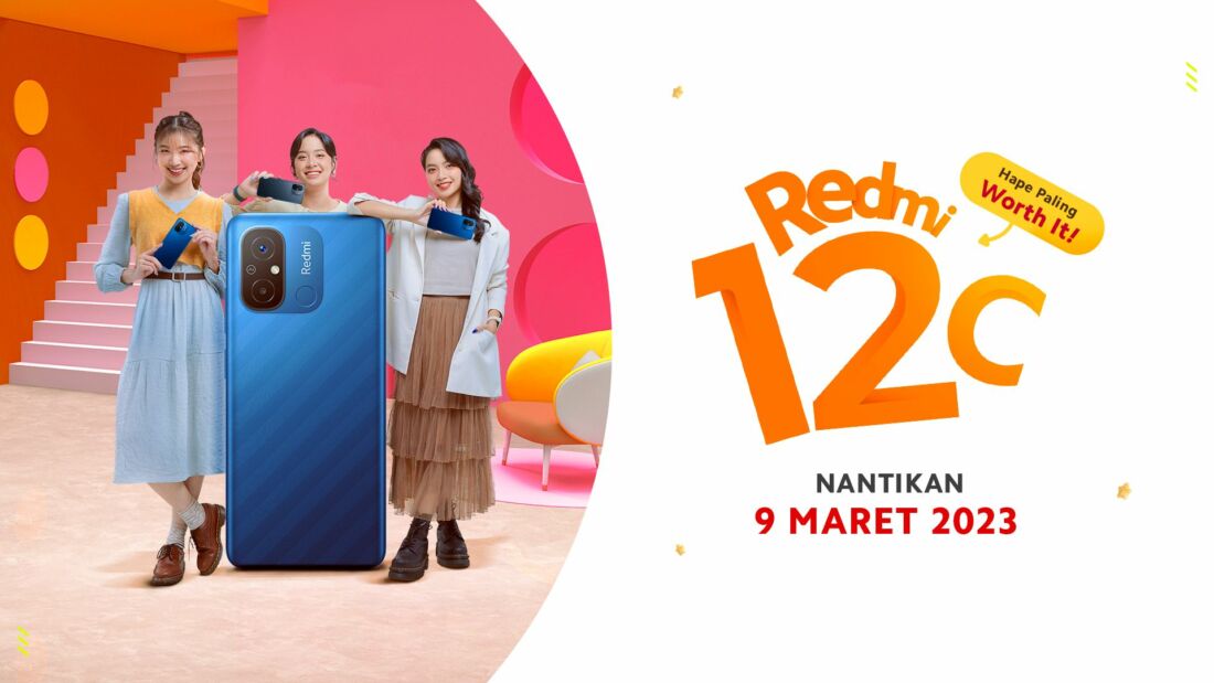 Catat Tanggalnya! Redmi 12C Rilis di Indonesia 9 Maret Ini