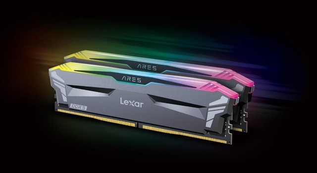 Lexar Luncurkan Memori Desktop PC ARES RGB DDR5