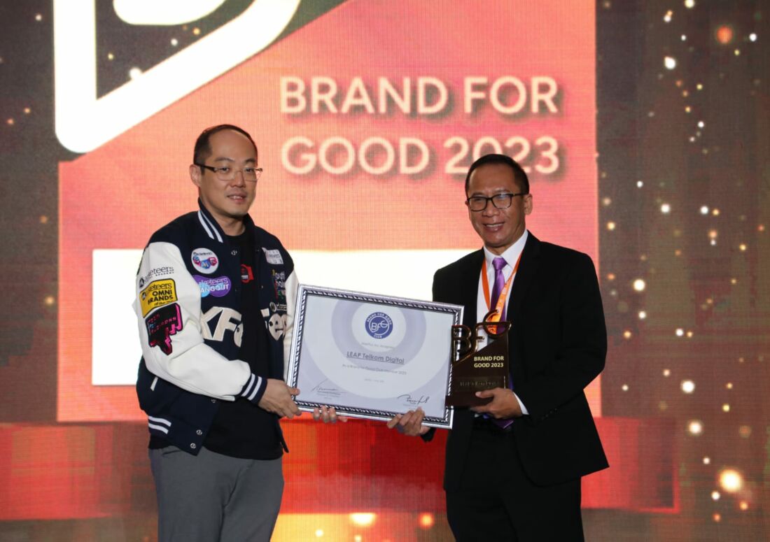 Leap Telkom Raih Penghargaan Brand for Good 2023