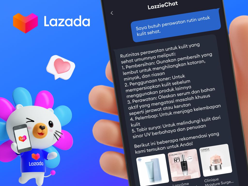 Kenalan sama LazzieChat, Chatbot Basis ChatGPT Punya Lazada