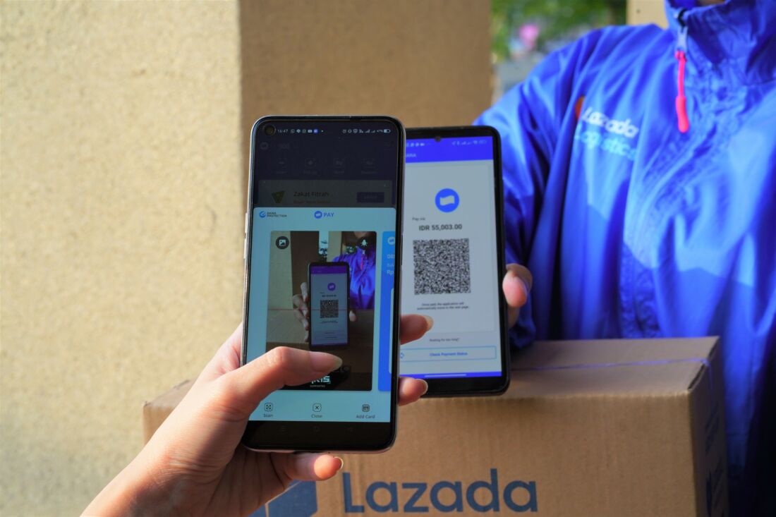 Transaksi QRIS on Delivery Lazada Bikin Belanja Makin Praktis