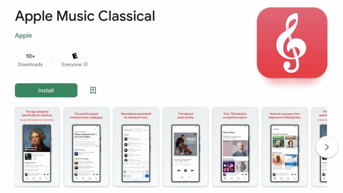 Aplikasi Apple Music Classical Tersedia untuk Pengguna Android